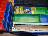 4 metalen koffers vulkan lokring met koppelstukken (b423) - afbeelding 4 van  9