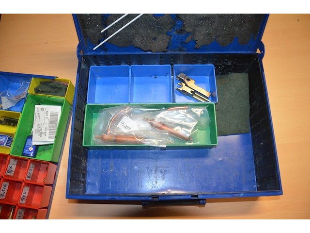 4 metalen koffers vulkan lokring met koppelstukken (b423) - afbeelding 3 van  10