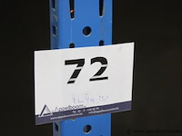 4 meter magazijnrekken bestaande uit 3 staanders en 7 leggers - afbeelding 2 van  2