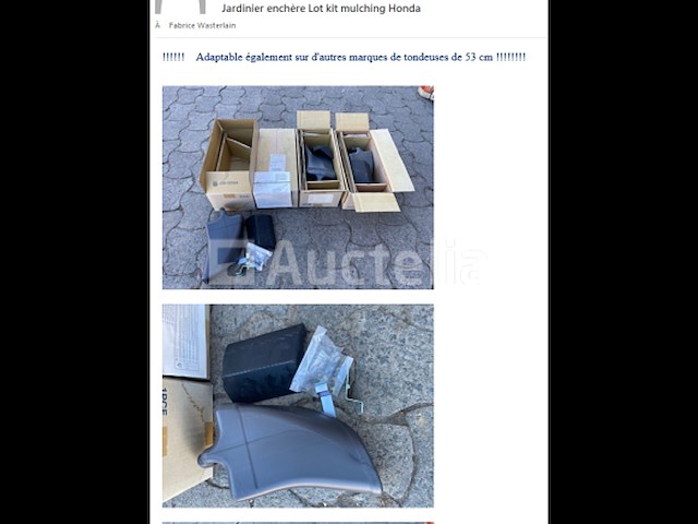 4 mulchkits voor de honda gxv160 multi cutting set 71902-218 - afbeelding 12 van  12
