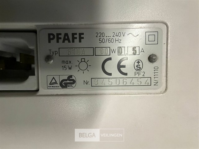 4 naaimachines pfaff - afbeelding 6 van  11