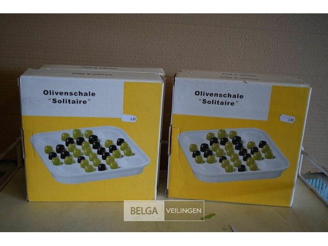 4 olijf schotels - afbeelding 1 van  2