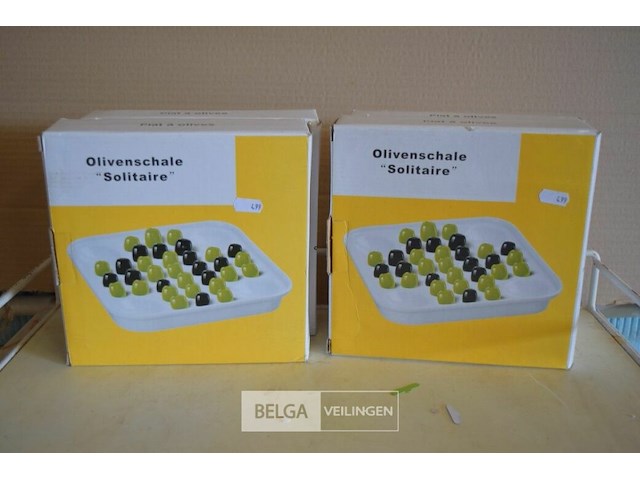 4 olijf schotels - afbeelding 1 van  2