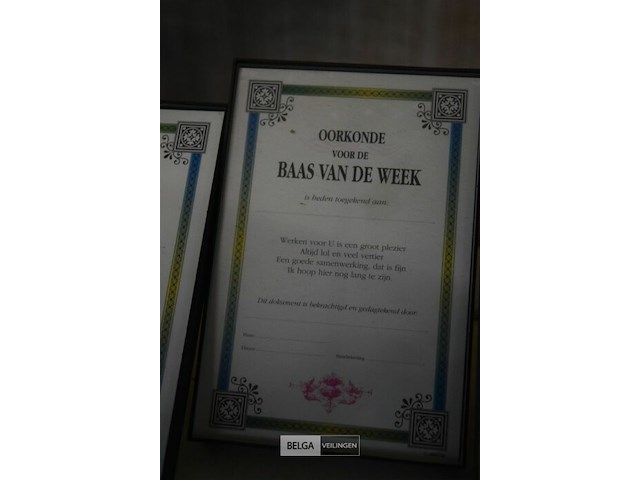 4 oorkondes baas van de week - afbeelding 3 van  3