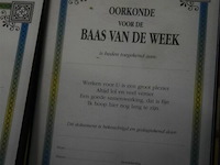 4 oorkondes baas van de week - afbeelding 3 van  3