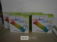 4 opblaasbare luchtmatras 170x53cm - afbeelding 1 van  2