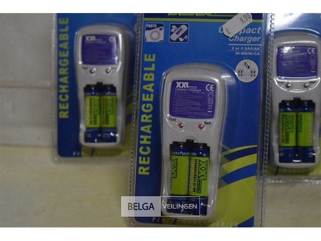 4 opladers voor batterijen aa/aaa - afbeelding 2 van  3