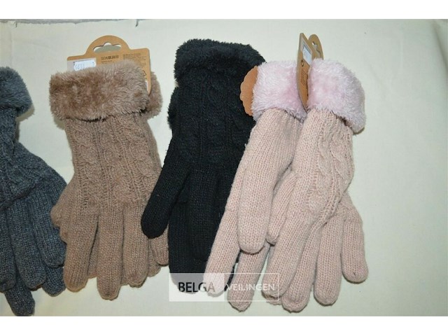 4 paar handschoenen div kleuren - afbeelding 3 van  3