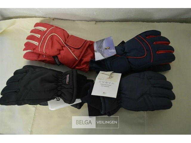 4 paar skihandschoenen kids - afbeelding 1 van  3