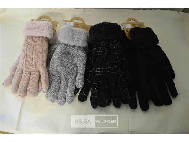 4 paar winterhandschoenen - afbeelding 1 van  3