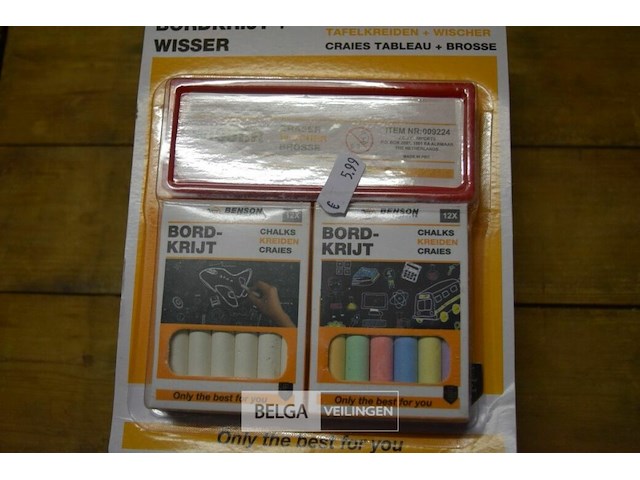 4 pakken schoolbord krijt - afbeelding 2 van  3