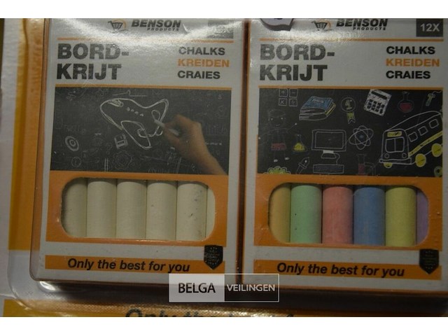 4 pakken schoolbord krijt - afbeelding 3 van  3