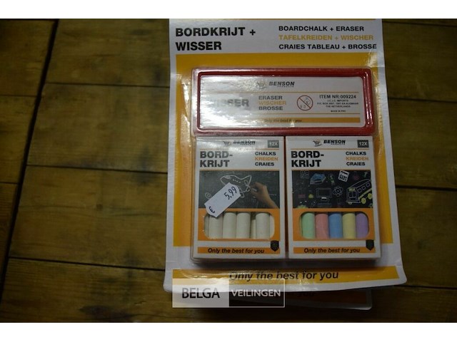 4 pakken schoolbord krijt - afbeelding 1 van  3