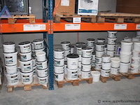 4 palletten diverse aangebroken emmers wo. mortex - afbeelding 1 van  2