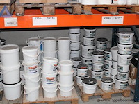 4 palletten diverse aangebroken emmers wo. mortex - afbeelding 2 van  2