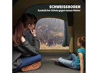 4-persoons kampeertent, waterdichte tunneltent met 2 deuren - afbeelding 6 van  6