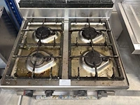 4 pits gasvuur ggmgastro - afbeelding 2 van  5