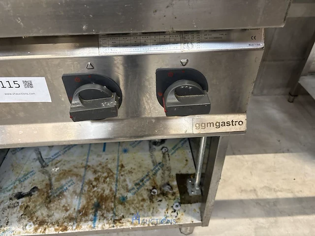 4 pits gasvuur ggmgastro - afbeelding 3 van  5