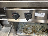4 pits gasvuur ggmgastro - afbeelding 4 van  5