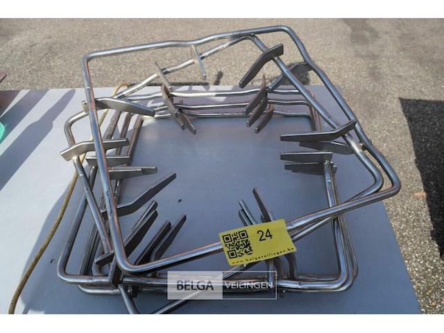 4 platen voor gasfornuis 33x33cm - afbeelding 1 van  3