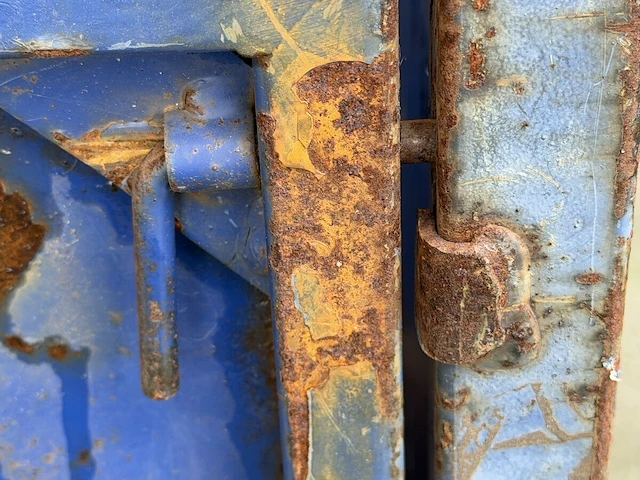 4 plooibare metalen stapelbakken - afbeelding 2 van  3