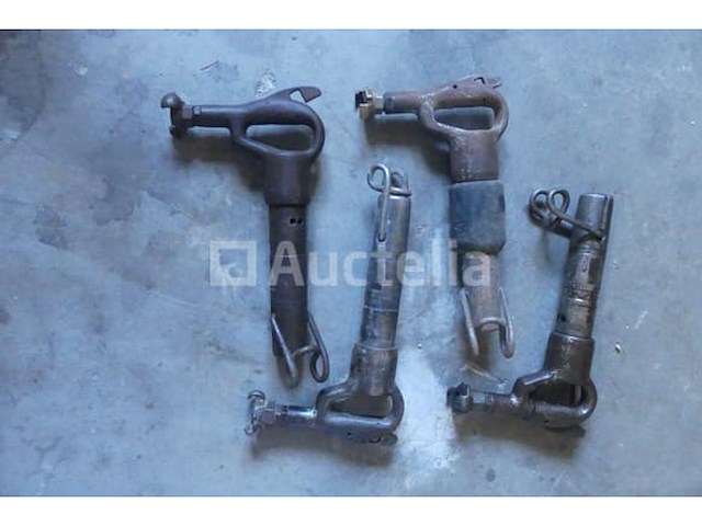 4 pneumatische chippers - afbeelding 1 van  5