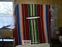 4 poncho div. kleuren 120x120cm - afbeelding 1 van  3