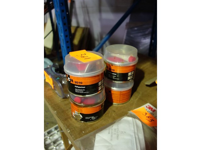 4 potten stopverf 2-componenten polyester plamuur - afbeelding 1 van  2