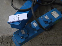 4 professionele stekkerdozen - afbeelding 2 van  2