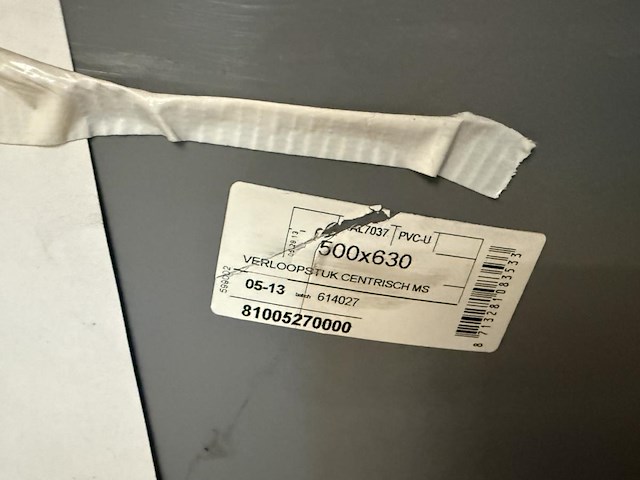 4 pvc koppelstukken d500mm - afbeelding 3 van  3