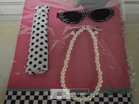 4 retro verkleedaccesoires - afbeelding 2 van  3