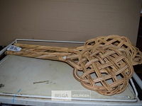 4 rieten mattenkloppers - afbeelding 1 van  2