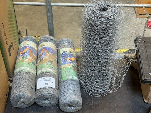 4 rollen kippengaas - afbeelding 1 van  3