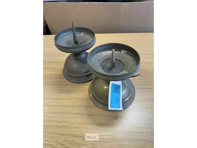 4 ronde kandelaars - afbeelding 3 van  3