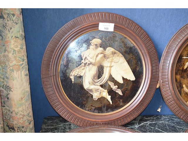 4 ronde wandversieringen diam; 55cm - afbeelding 2 van  6