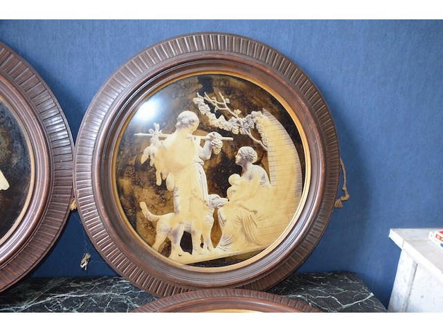 4 ronde wandversieringen diam; 55cm - afbeelding 3 van  6