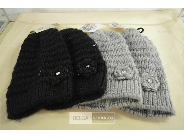 4 rose collection wintermutsen - afbeelding 1 van  4