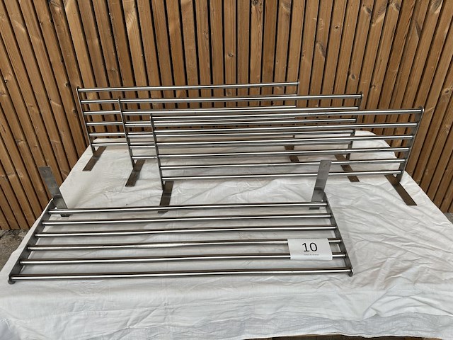 4 rvs muurrekken - afbeelding 1 van  2