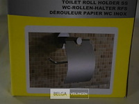 4 rvs wc rol houders - afbeelding 2 van  3