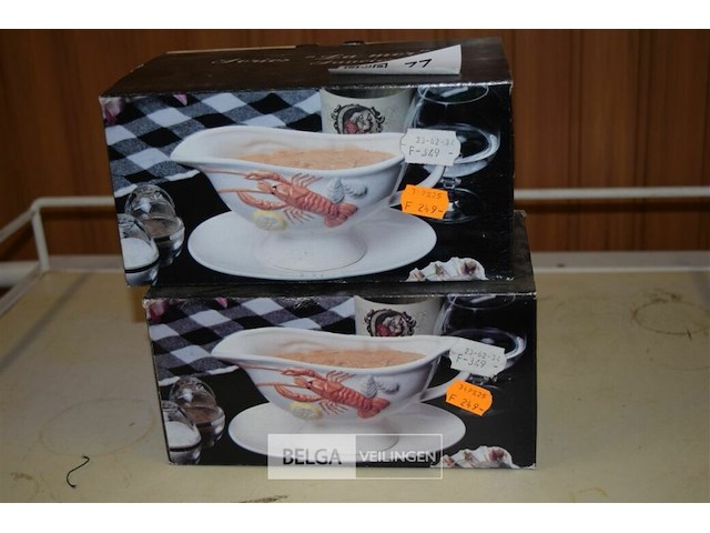 4 sauskommetjes - afbeelding 1 van  3