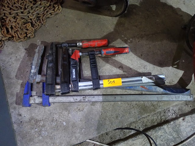 4 schroefklemmen (sergeanten) - afbeelding 1 van  1