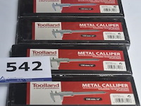 4 schuifmaten toolland 150mm - afbeelding 1 van  2