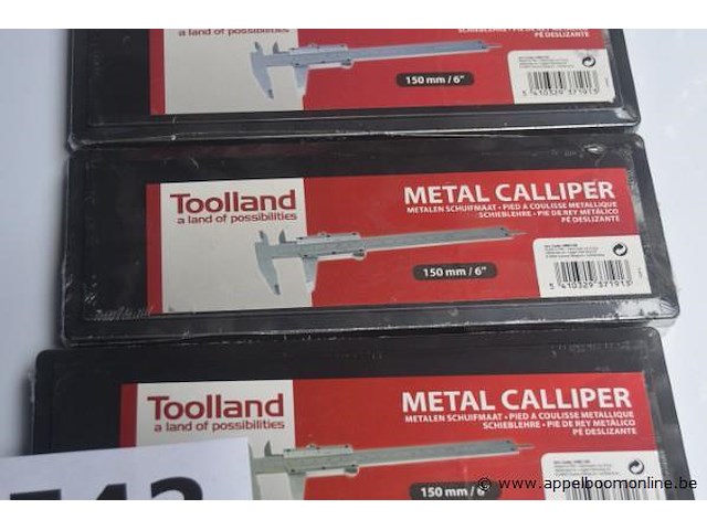 4 schuifmaten toolland 150mm - afbeelding 2 van  2