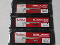 4 schuifmaten toolland calliper - afbeelding 1 van  2