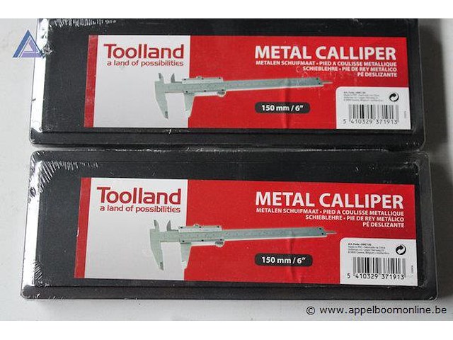 4 schuifmaten toolland calliper - afbeelding 2 van  2