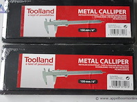 4 schuifmaten toolland calliper - afbeelding 2 van  2