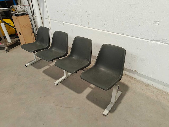 4 seats waiting room chair - afbeelding 2 van  3