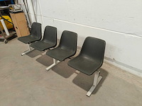 4 seats waiting room chair - afbeelding 2 van  3