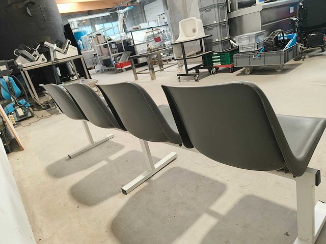4 seats waiting room chair - afbeelding 3 van  3