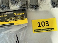 4 set van 75 tie ribs: 2,5 x 120 mm + 2,5 x 150 mm + 2,5 x 200 mm - afbeelding 3 van  3